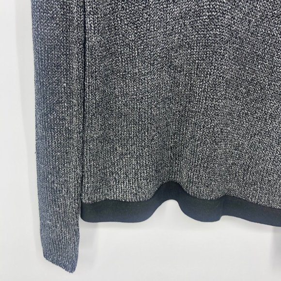 Philosophy Black White Silver Sweater Medium $78 - Picture 5 of 7